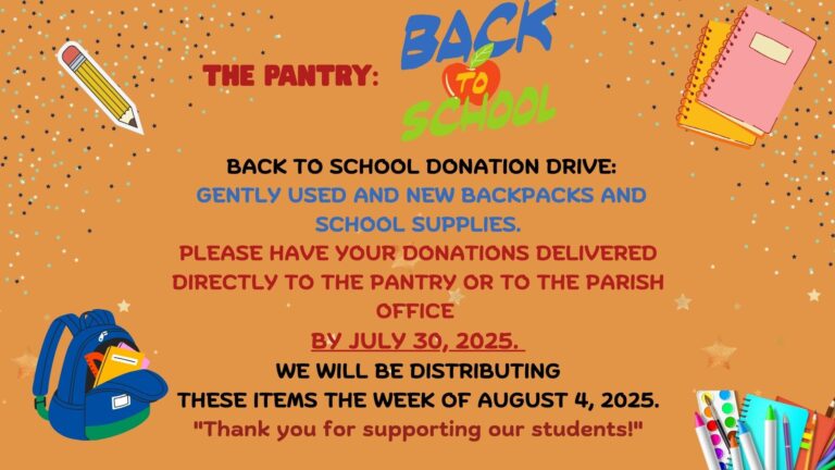Back to School Drive