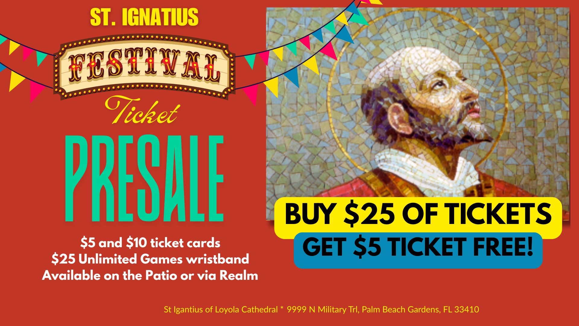 Ticket Presale - 5 for 25