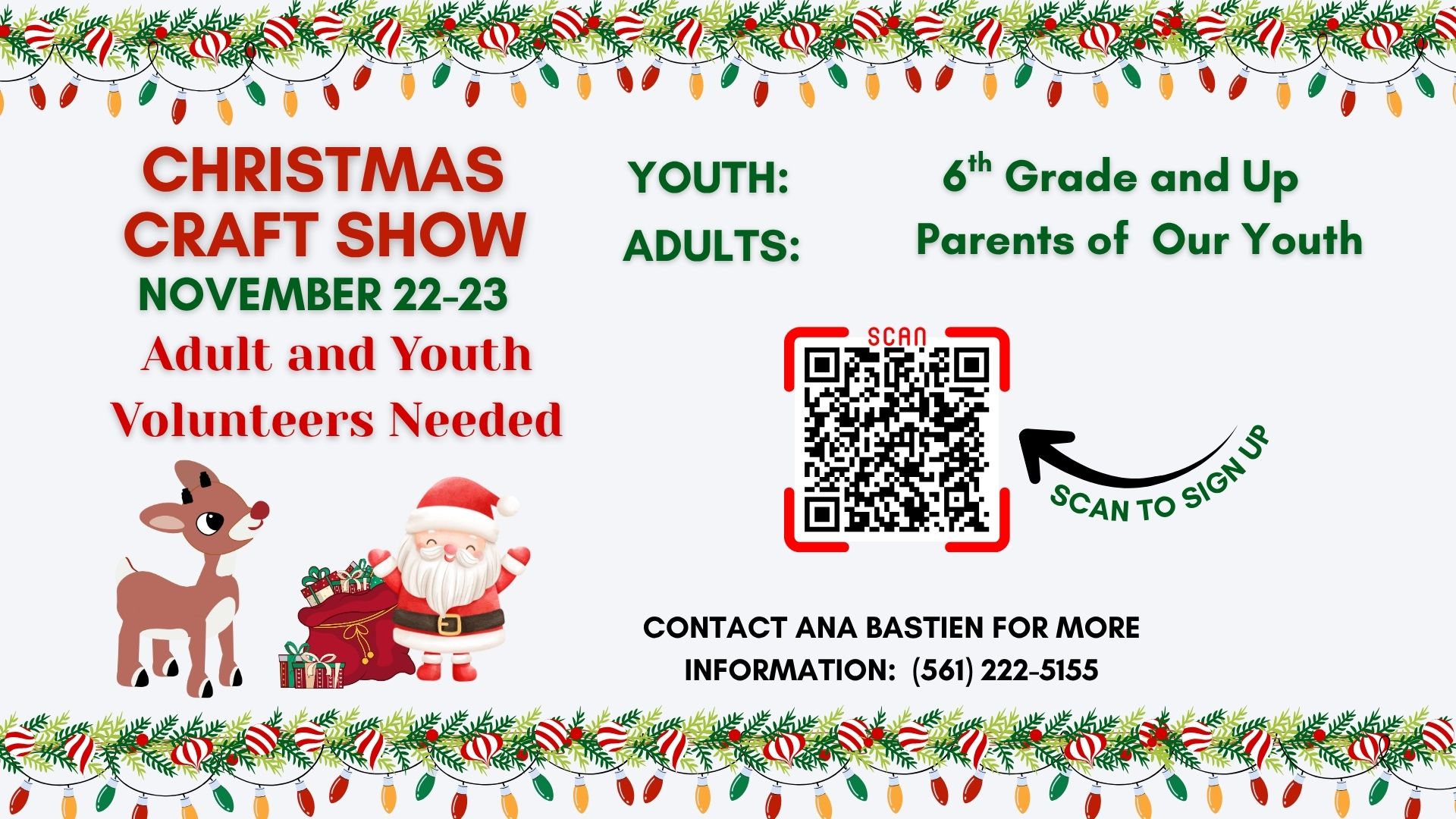 Craft Show Volunteers