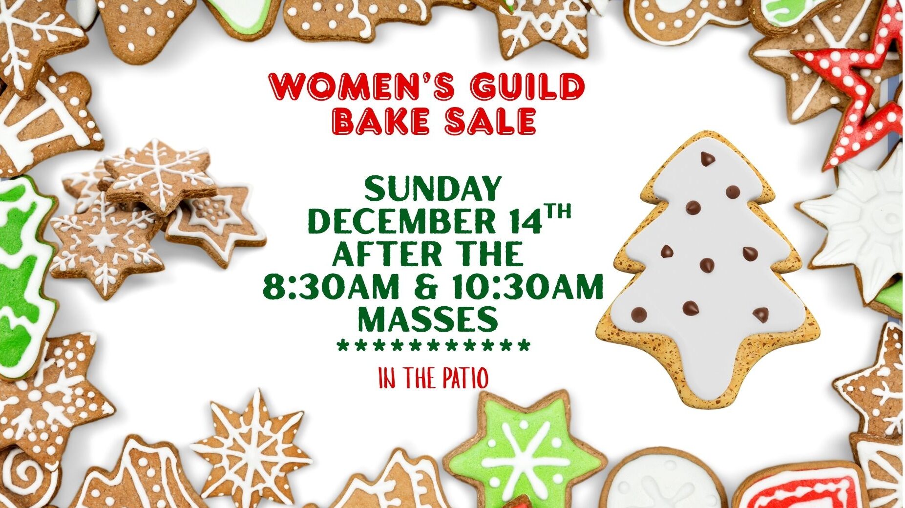 Women's Guild Bake Sale