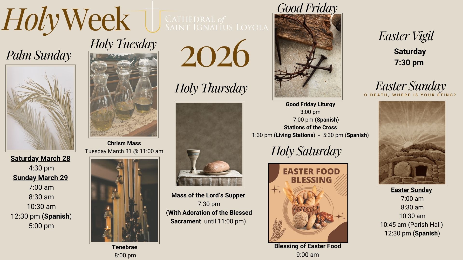 Holy Week at the Cathedral